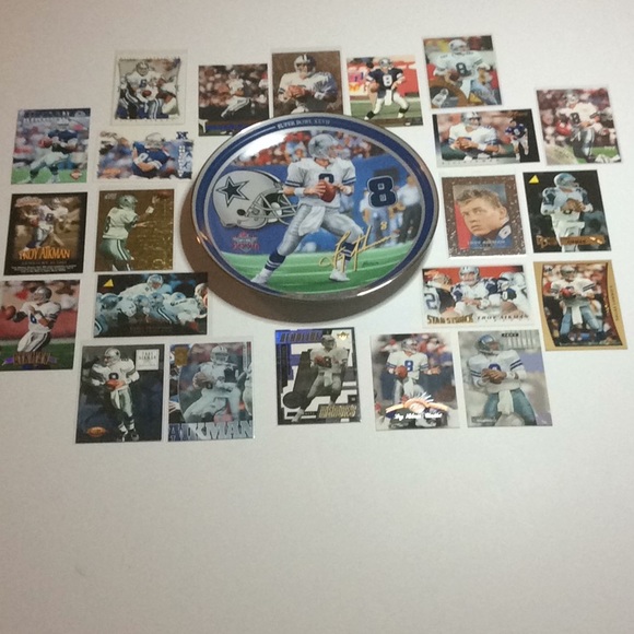 The Bradford Exchange Other - Troy Aikman lot Dallas Cowboys Super Bowl plate #8